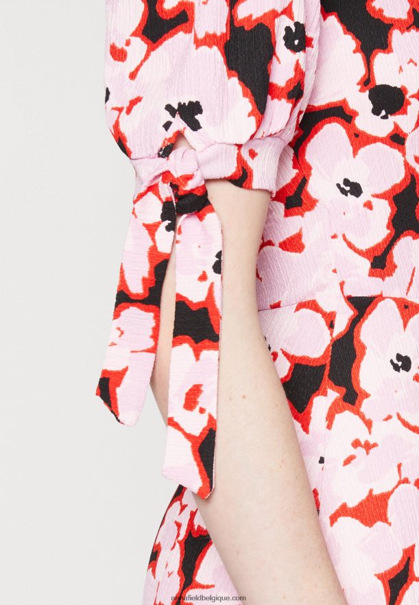 femmes robe de jour rose Anna FieldNHH26B30