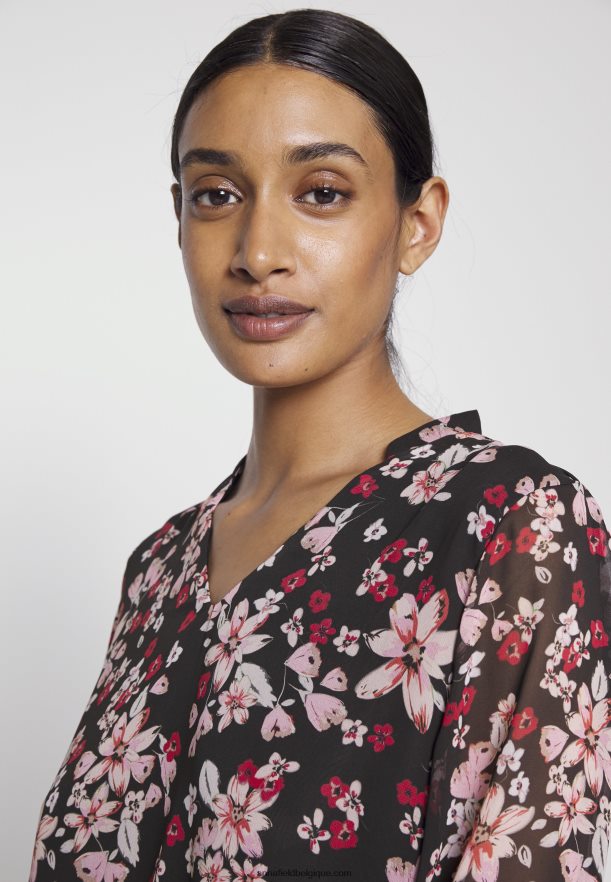 femmes robe de jour rose/noir/multicolore Anna FieldNHH26B31