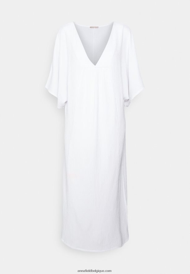 femmes robe de plage v devant robe maxi weiss Anna FieldNHH26B222