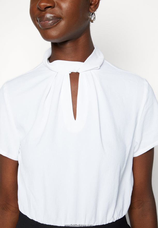 femmes robe droite noir/blanc Anna FieldNHH26B200