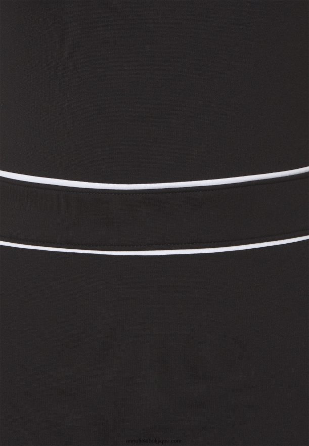 femmes robe droite noir/blanc Anna FieldNHH26B95