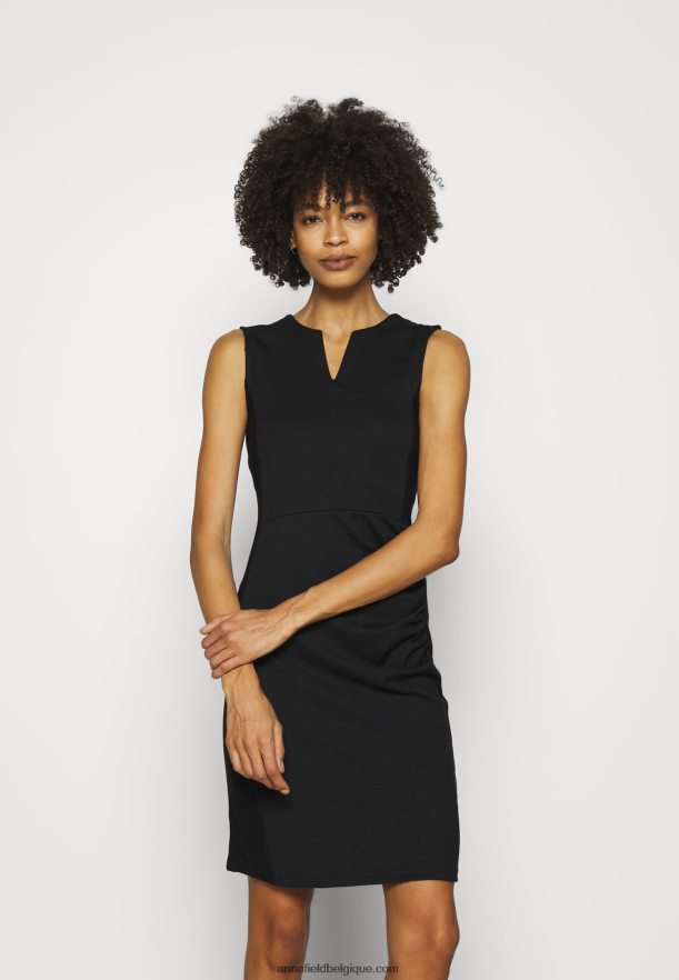 femmes robe droite noire Anna FieldNHH26B111