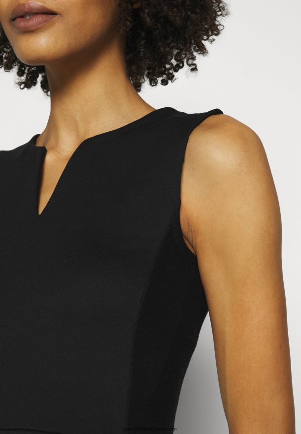 femmes robe droite noire Anna FieldNHH26B111