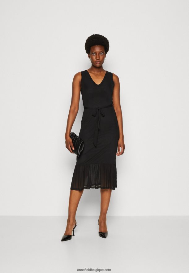 femmes robe droite noire Anna FieldNHH26B208