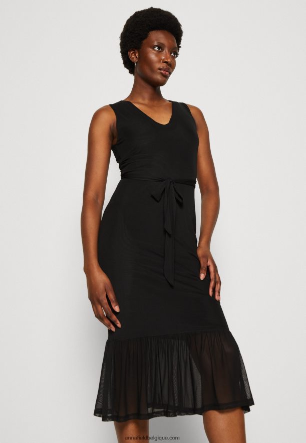 femmes robe droite noire Anna FieldNHH26B208