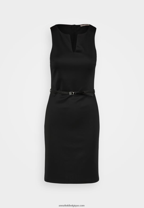 femmes robe droite noire Anna FieldNHH26B211