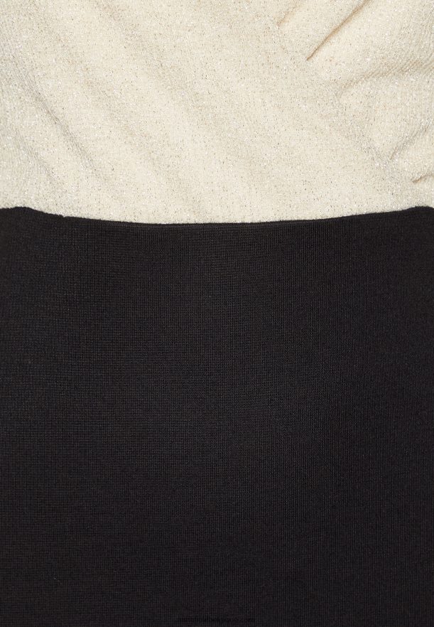 femmes robe droite or/noir Anna FieldNHH26B206