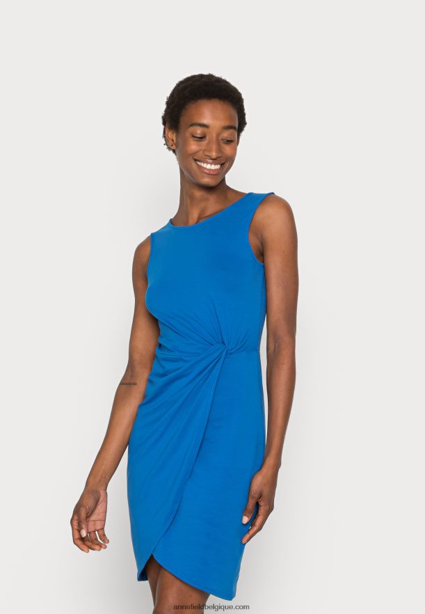 femmes robe en jersey bleu Anna FieldNHH26B126