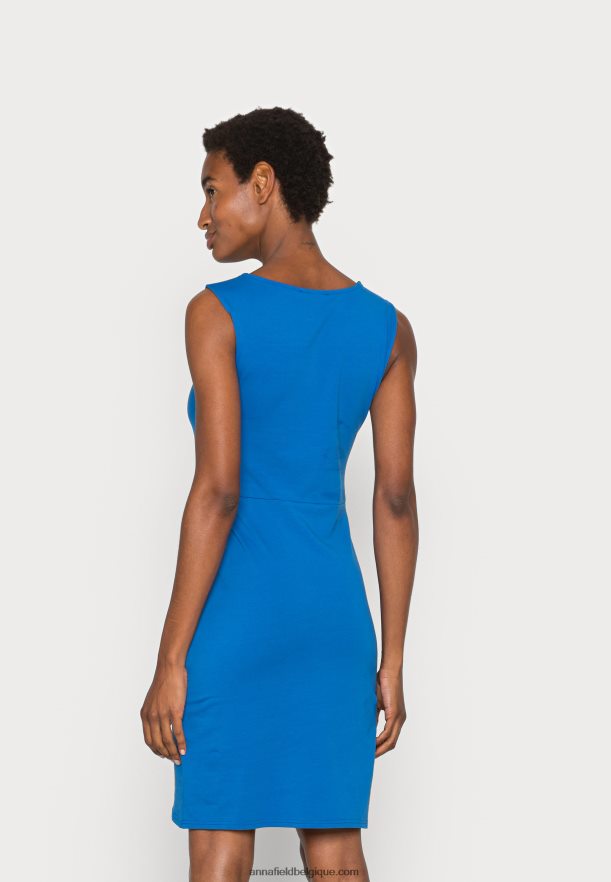 femmes robe en jersey bleu Anna FieldNHH26B126