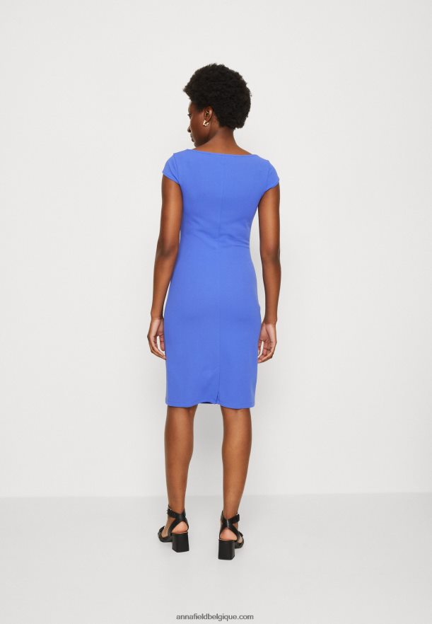 femmes robe en jersey bleu Anna FieldNHH26B132