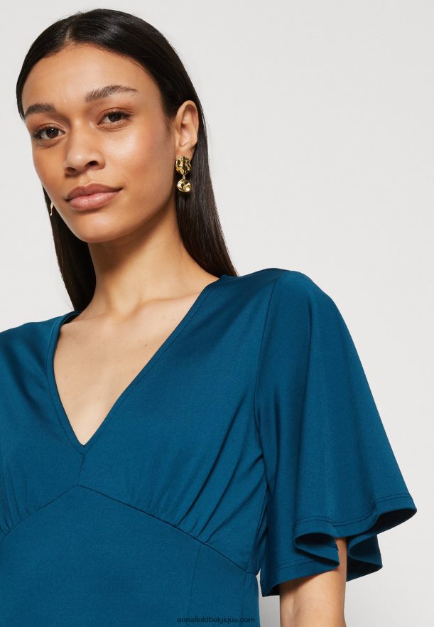 femmes robe en jersey bleu Anna FieldNHH26B147