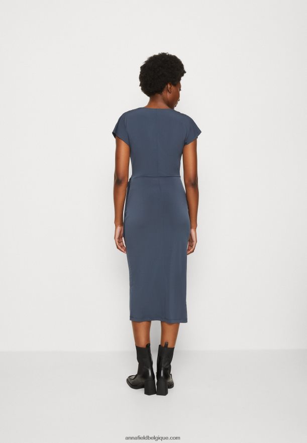 femmes robe en jersey bleu foncé Anna FieldNHH26B139