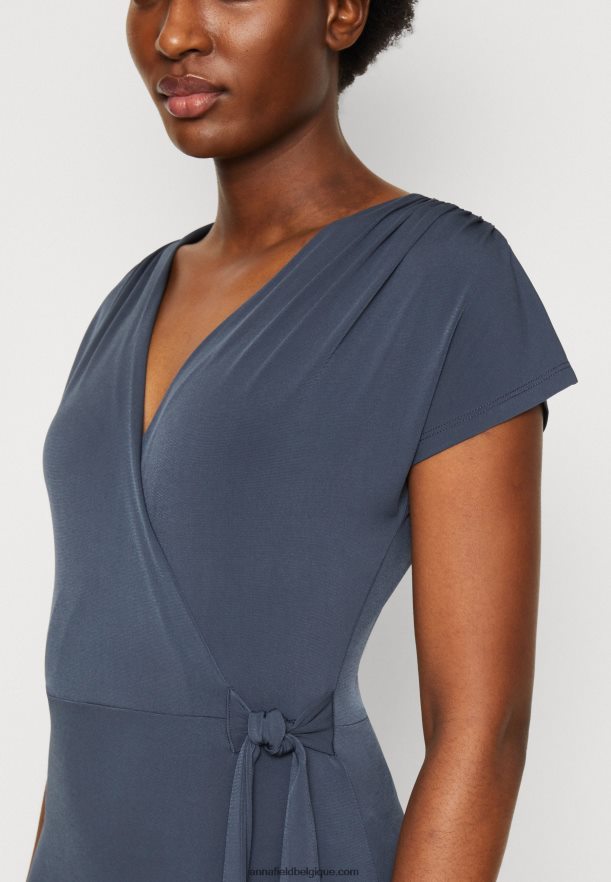 femmes robe en jersey bleu foncé Anna FieldNHH26B139