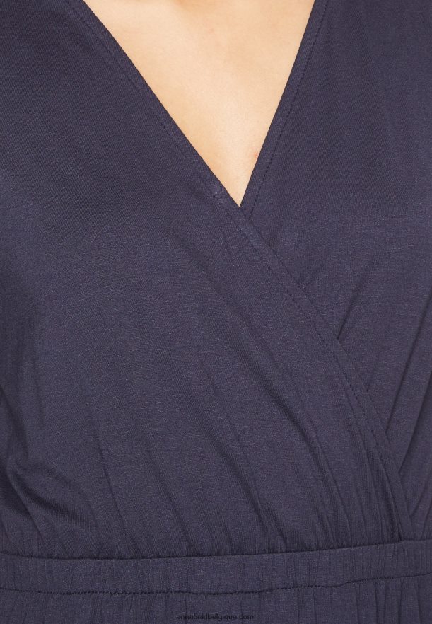 femmes robe en jersey bleu foncé Anna FieldNHH26B168
