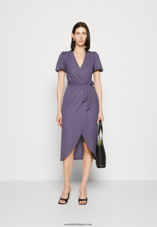 femmes robe en jersey gris Anna FieldNHH26B163