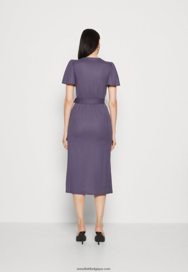 femmes robe en jersey gris Anna FieldNHH26B163