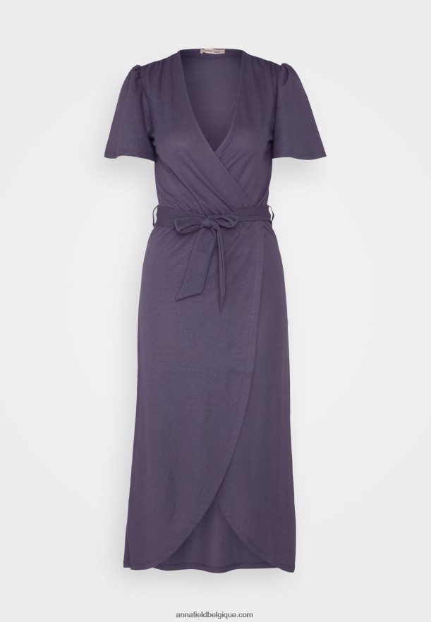 femmes robe en jersey gris Anna FieldNHH26B163