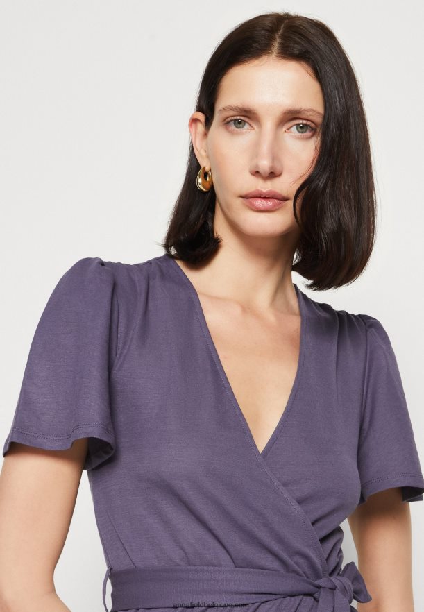 femmes robe en jersey gris Anna FieldNHH26B163