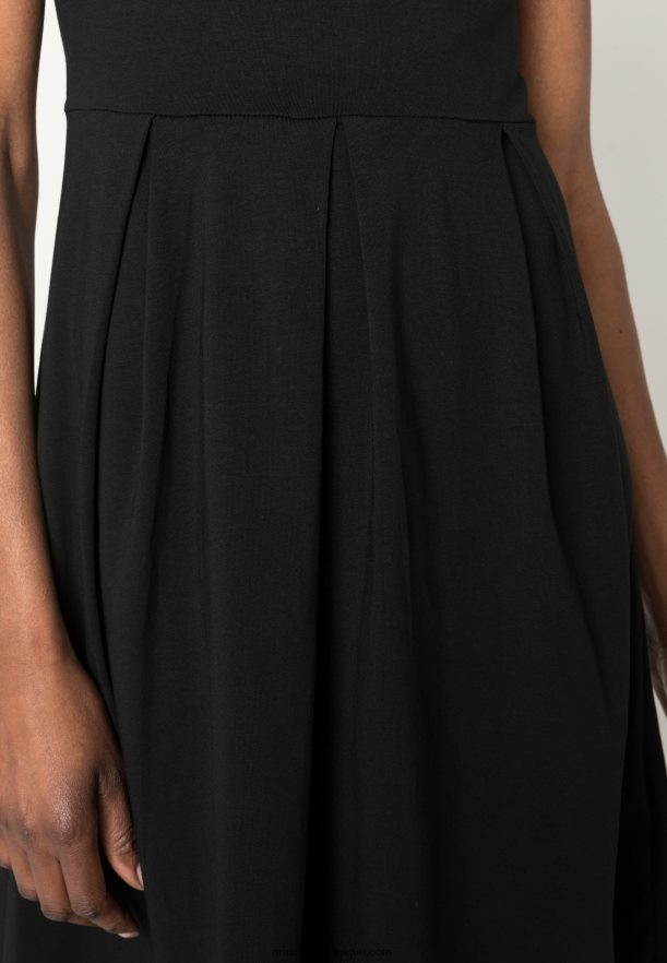 femmes robe en jersey noir Anna FieldNHH26B103