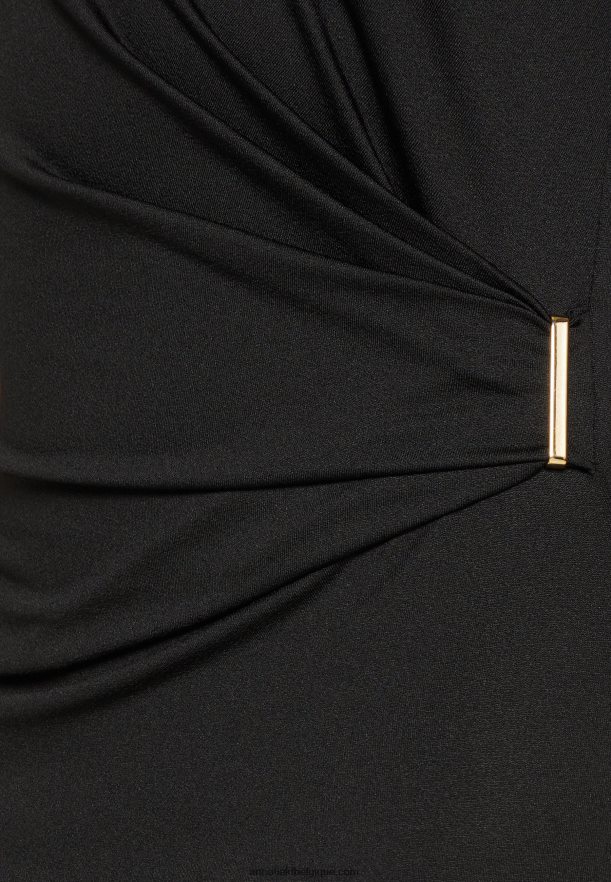 femmes robe en jersey noir Anna FieldNHH26B136