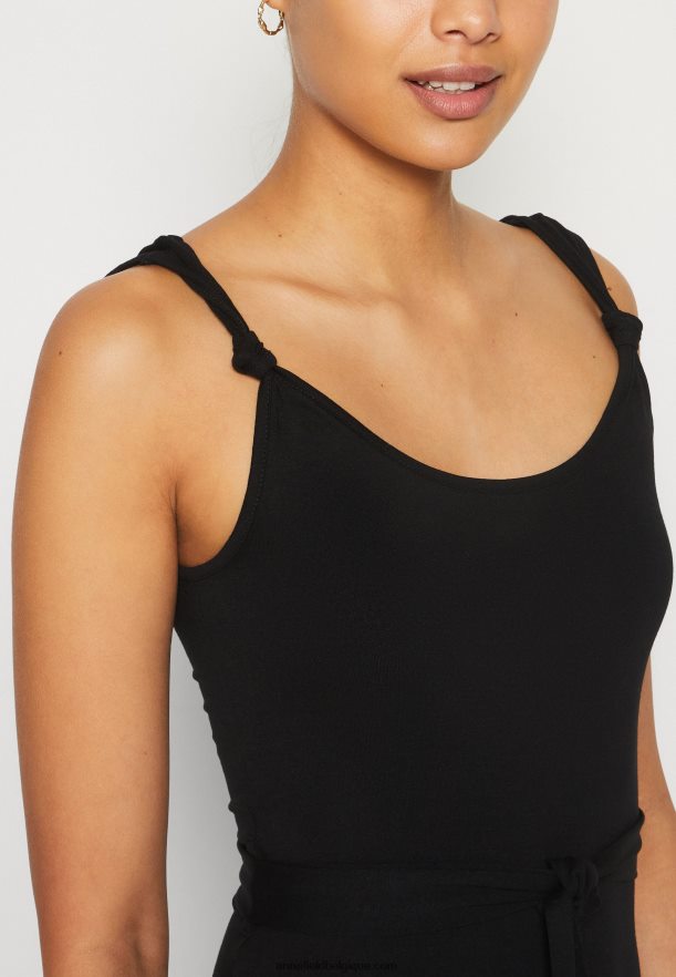 femmes robe en jersey noir Anna FieldNHH26B162