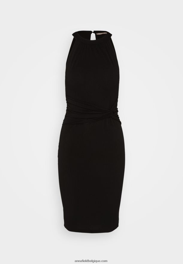 femmes robe en jersey noir Anna FieldNHH26B182