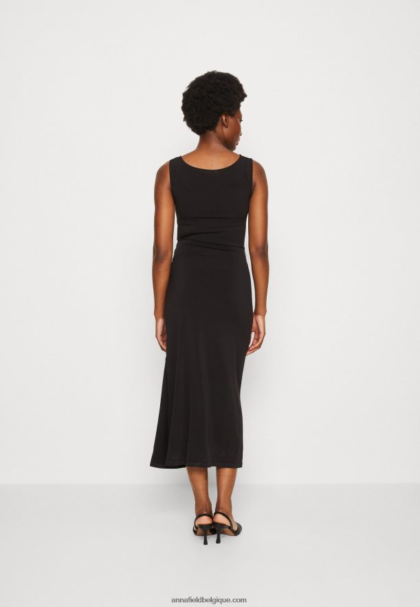 femmes robe en jersey noir Anna FieldNHH26B48
