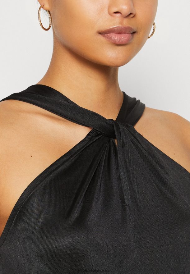 femmes robe en jersey noir Anna FieldNHH26B59