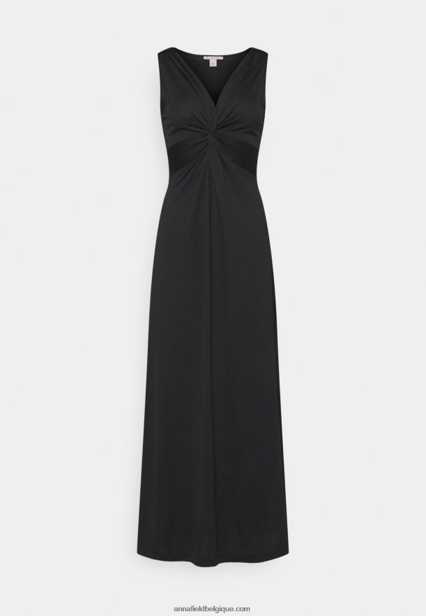 femmes robe en jersey noir Anna FieldNHH26B74