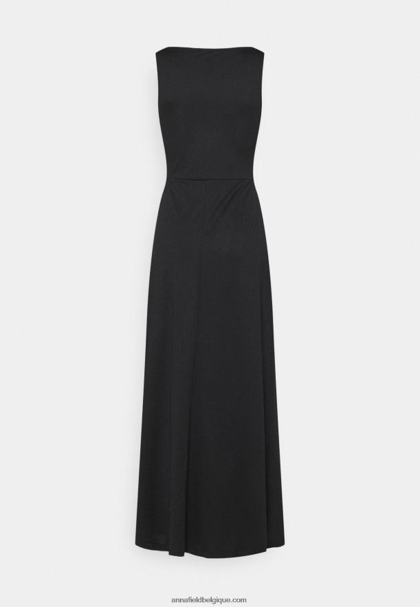 femmes robe en jersey noir Anna FieldNHH26B74