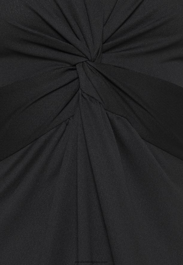 femmes robe en jersey noir Anna FieldNHH26B74
