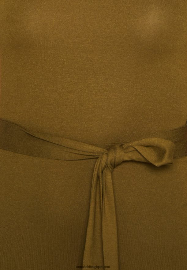 femmes robe en jersey olive Anna FieldNHH26B179