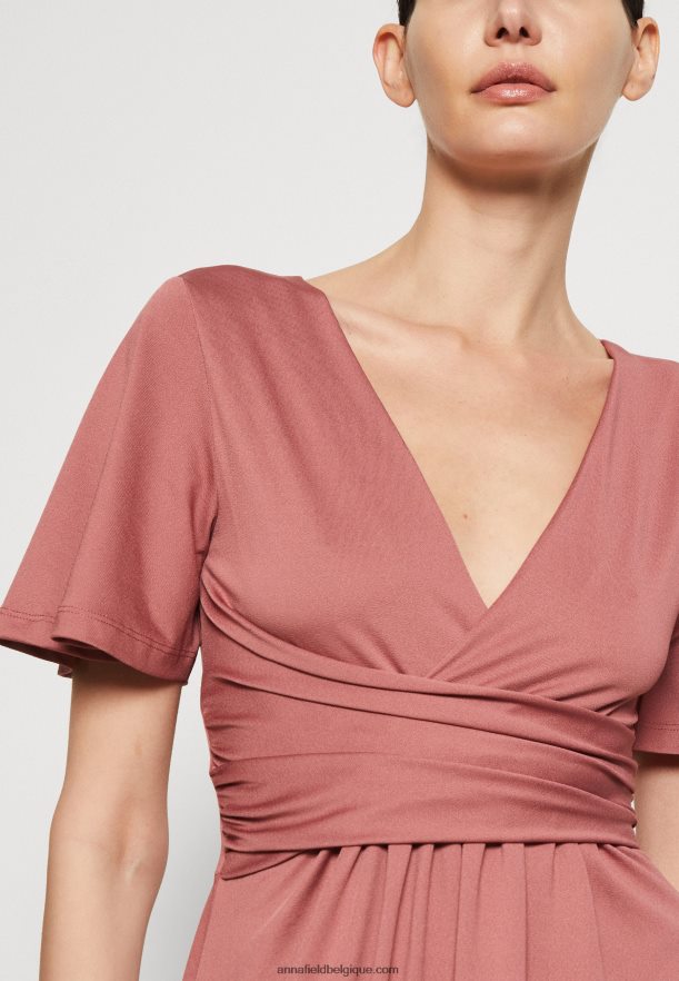 femmes robe en jersey rose Anna FieldNHH26B127