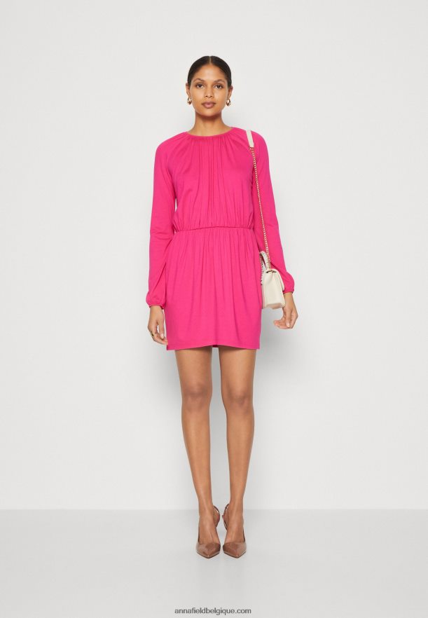 femmes robe en jersey rose Anna FieldNHH26B187