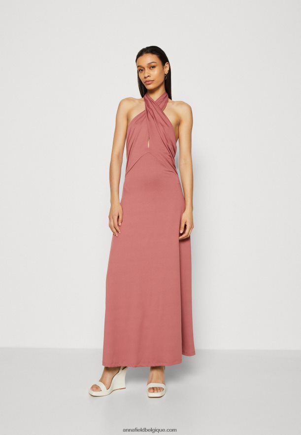 femmes robe en jersey rose Anna FieldNHH26B79