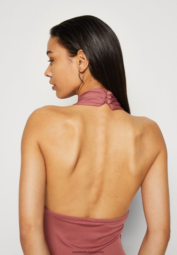 femmes robe en jersey rose Anna FieldNHH26B79