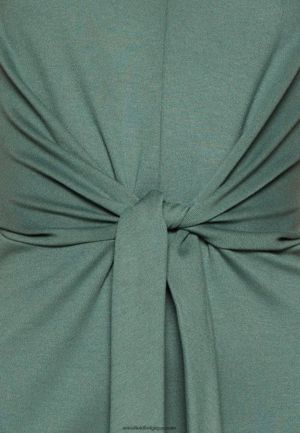 femmes robe en jersey vert Anna FieldNHH26B175