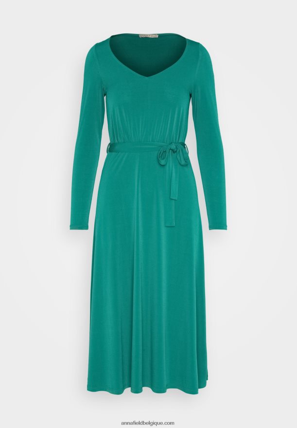 femmes robe en jersey vert Anna FieldNHH26B180
