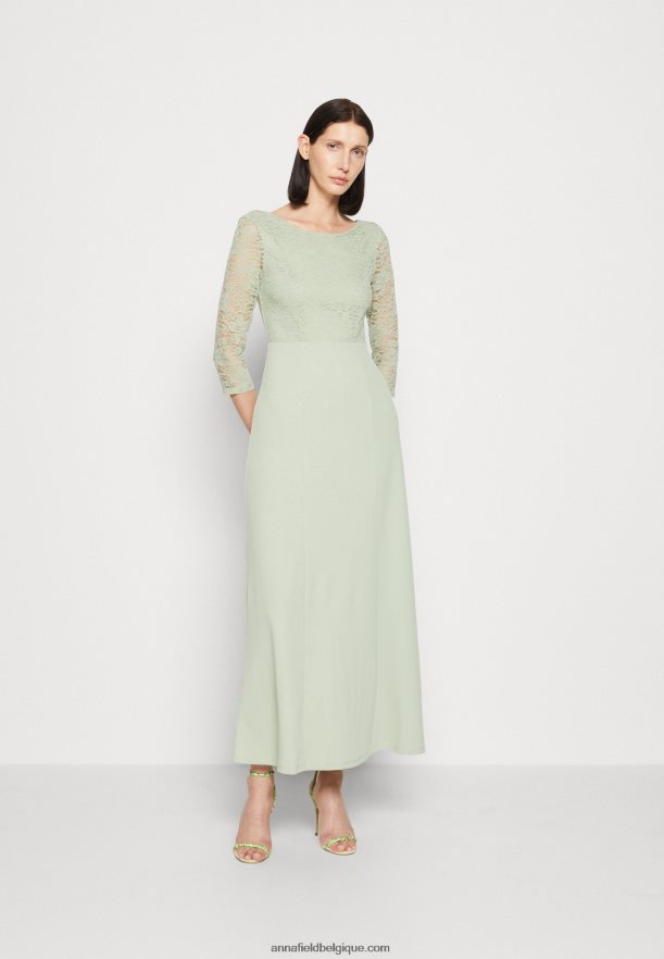 femmes robe en jersey vert clair Anna FieldNHH26B76