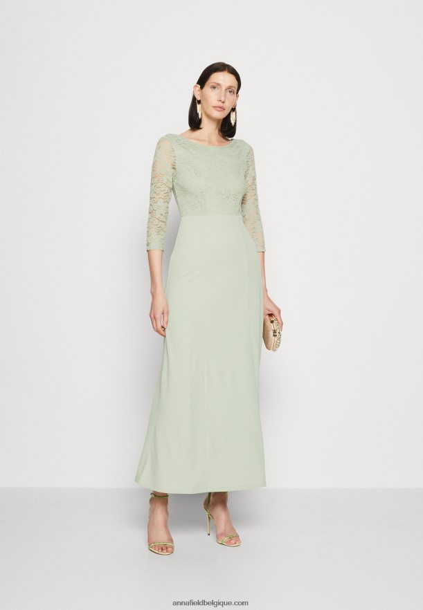 femmes robe en jersey vert clair Anna FieldNHH26B76