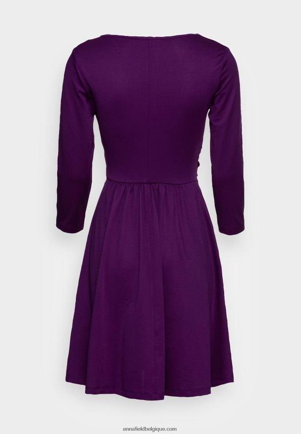femmes robe en jersey violet Anna FieldNHH26B145