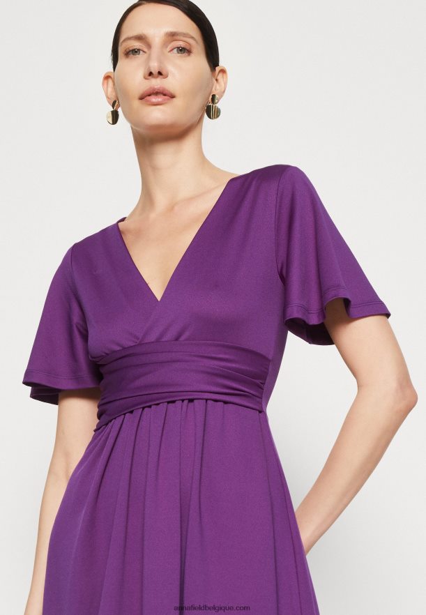 femmes robe en jersey violet Anna FieldNHH26B148
