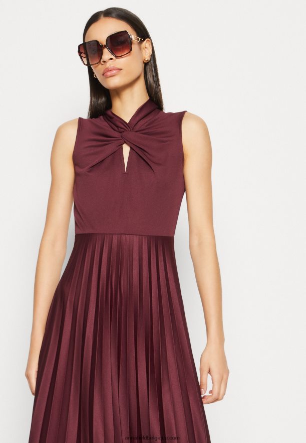 femmes robe jersey bordeaux Anna FieldNHH26B177