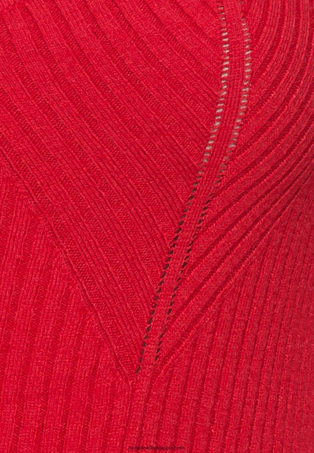 femmes robe pull rouge Anna FieldNHH26B194