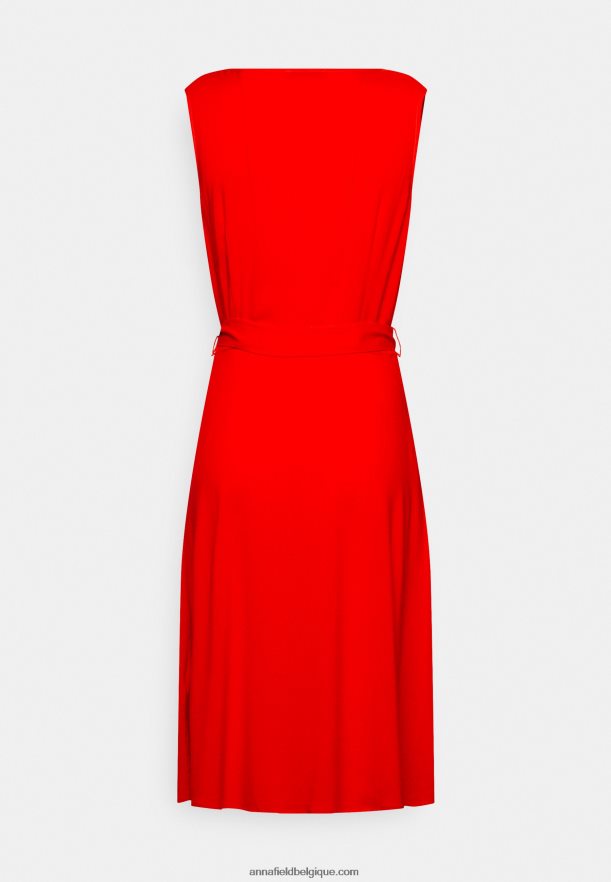 femmes volant robe mi-longue robe de jour rouge Anna FieldNHH26B4