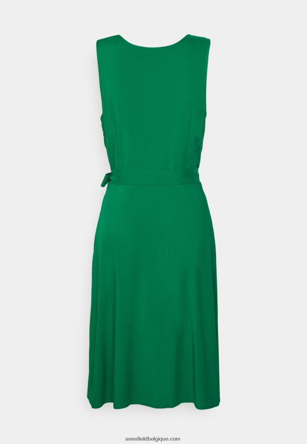 femmes volant robe midi robe de jour vert Anna FieldNHH26B7