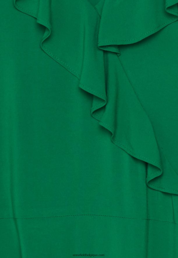 femmes volant robe midi robe de jour vert Anna FieldNHH26B7