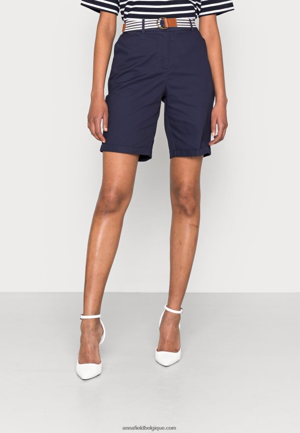 femmes short bleu foncé Anna FieldNHH26B862