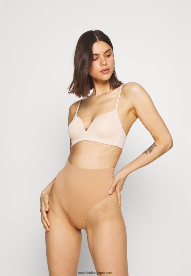 femmes 2pp taille haute string string tan Anna FieldNHH26B1013