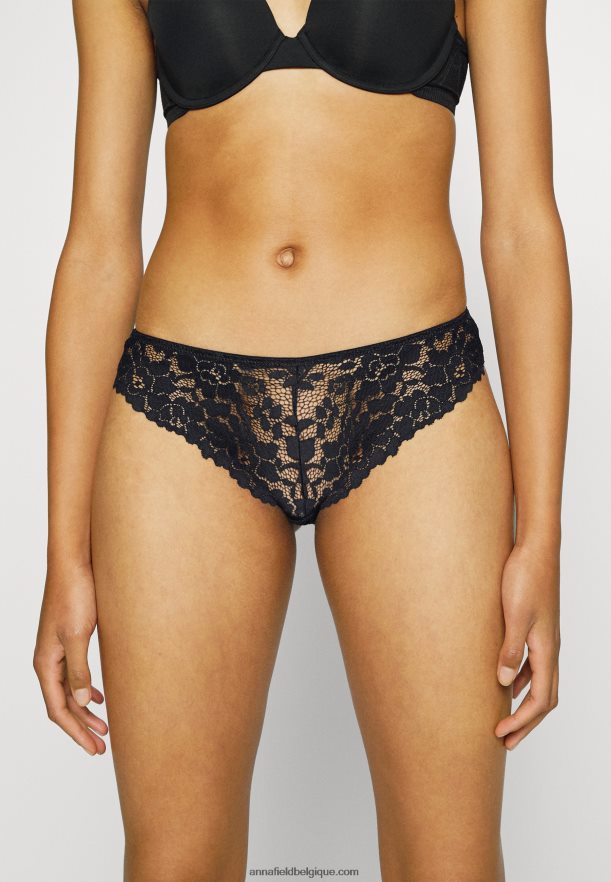 femmes 3pp slip vert noir Anna FieldNHH26B960